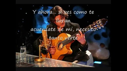 Manuel Carrasco _y ahora_ con letra