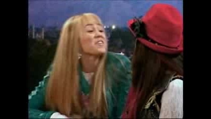 Selena Gomez and Hannah Montana