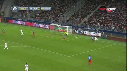 Каен - ПСЖ 0:3 /пълен репортаж/, 19 кръг, Лига 1