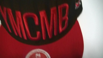 Ymcmb шапка (snapback) Black and Red