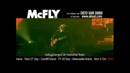 Mcfly Live Advertisment