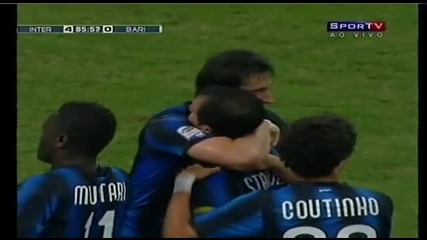 22.09.2010 Интер 4 - 0 Бари втори гол на Диего Милито 