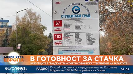 Служителите в Софийския градски транспорт в готовност за стачка