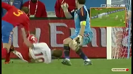 Fifa World Cup - Spain - Switzerland 0 - 1 Fernandes Goal 
