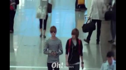 [fancam] 110923 Changjo and Niel Incheon Airport