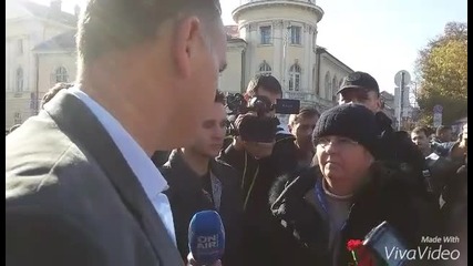 Кадиев пред протеста на МВР