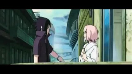 Sasuke giving Sakura a flower Hd