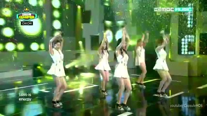 (hd) Chi Chi - Love is energy (comeback stage) ~ Show Champion (03.07.2012)