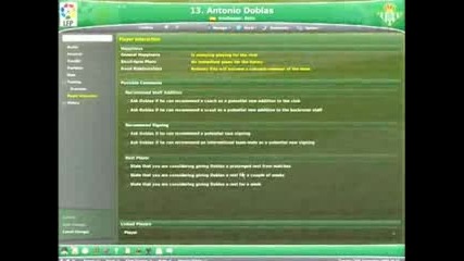 Football Manager 2007 - 4. Player & Media