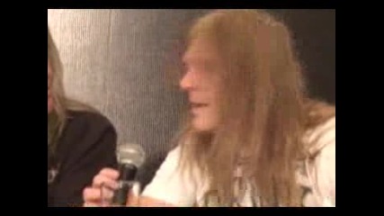 Iron Maiden - Mumbai Press Conference (31st January 2008)