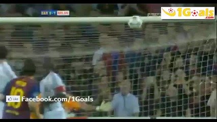 Барселона 2:2 Милан Голове и повторения 13.09.2011