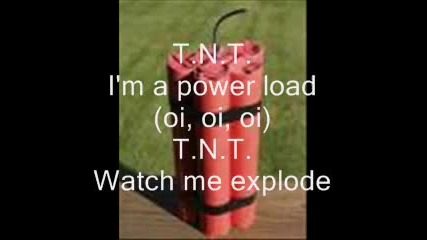Ac/dc - Tnt (lyrics)