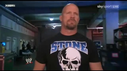 Wwe Raw 4/4/11 - Stone Cold Steve Austin Meets Triple H Backstage