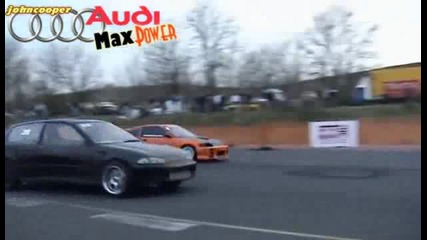 Honda Civic B16 Turbo vs Honda Crx Turbo