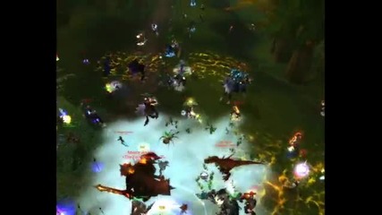 Wow epic battle horde vs alliance Xavius 200+man 