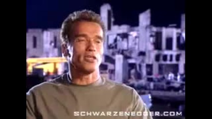 Arnold Schwarzenegger T2 3d Interview 