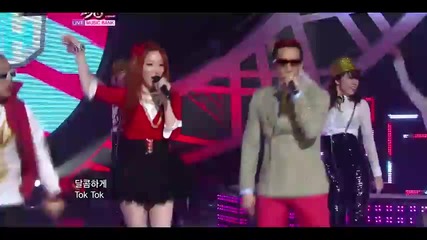 Mighty Mouth ft. Soya - Tok Tok ~ Music Bank (04.03.11) 