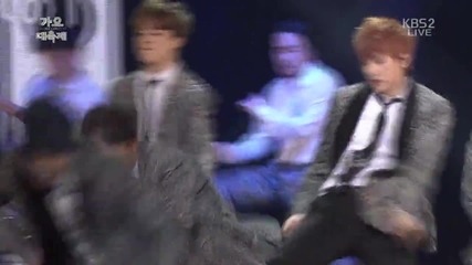 Bts - Intro + Danger @ 141226 Kbs Music Festival