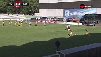 Черно море - Ботев Пловдив 1:0 /първо полувреме/