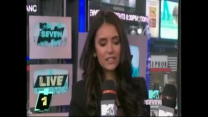 Nina Dobrev on Mtv The Seven 28-04-2011