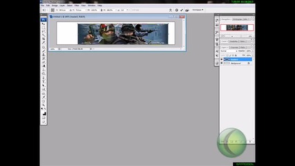 как да си направиме Хеадер с photoshop cs3