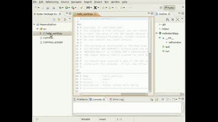 Creating Python Project (Linux)