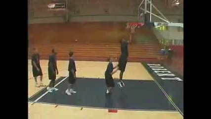 Basketball Drills - blind Man Layup