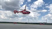 САМО ПО NOVA: Вижте кацането на румънския хеликоптер, изпратен за ранените при инцидента край В.Търн