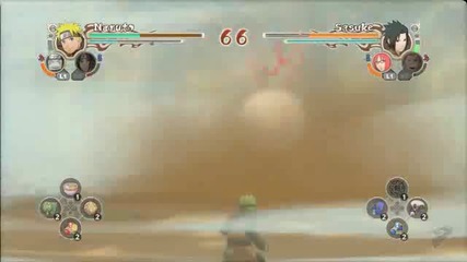 Naruto Shippuuden Ultimate Ninja Storm Naruto vs Sasuke Gameplay 