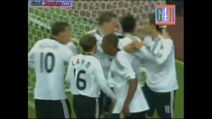 10.10.09 Русия 0:1 Германия Клозе Гол