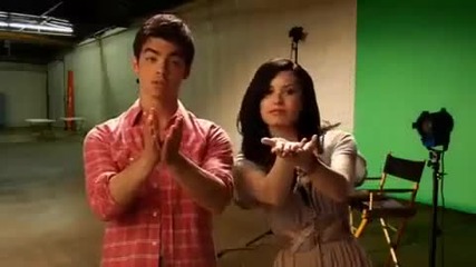 Demi Lovato & Joe Jonas - Outtakes and Bloopers Hd