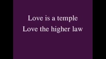 Adam Lambert - One w lyrics on screen