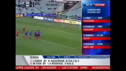 Blackburn Vs Rangers 1 - 2 - All Goals & Match Highlights - July 25 2010 - Sydney Festival Of Footba 