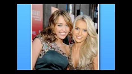 Exclusive - Майли Сайръс Има Близначки - Miley Cyrus Identical Twin!!! 