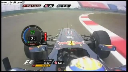 F1 2011 Onboard Sebastian Vettel Fp1 Chinese Grand Prix
