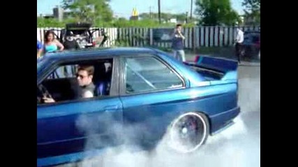 Bmw E30 M3 Turbo Burnout