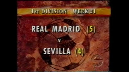 Real Madrid - Sevilla 7-0 Liga 1990-1991