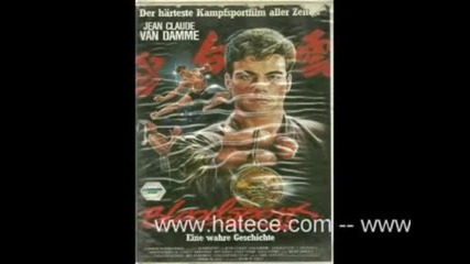 Класическият постер на филма Кървав Спорт (1988)