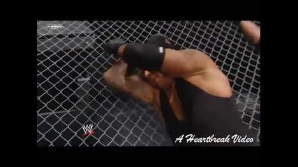 Edge Spears The Undertaker Through The Cell!