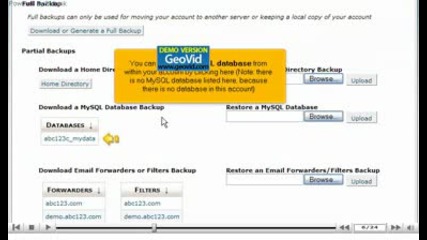 How to backup your website by www.vivahost.com