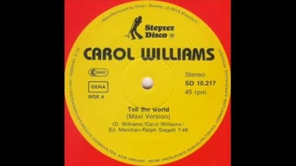 Carol Williams - Tell The World 1980