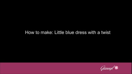 Как да си ушием сами малка синя рокля