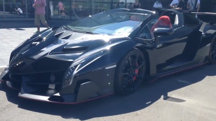 Изключителна рядкост: Новотo Lamborghini Veneno Roadster in Black