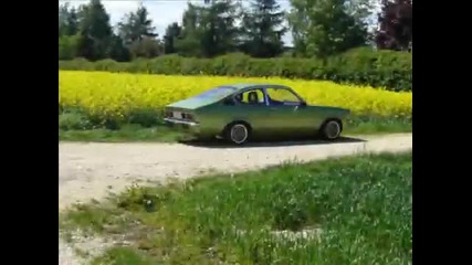 Green Kadett C Coupe 1.2 Ohv 1200 with nice Sound 
