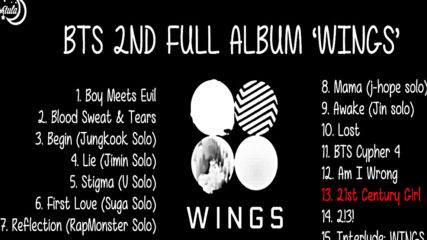 [audio] Bts 2nd Full Album 'ings' _ Best Song Of Bts pt.4