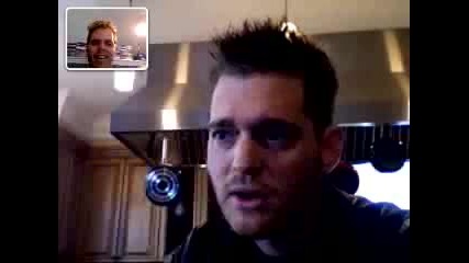 Michael Buble Chats With Perez Hilton