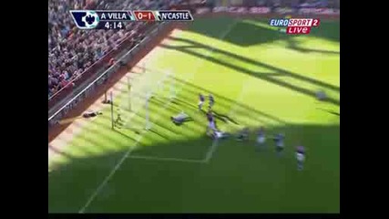 Aston Villa 0 - 1 Newcastle Owen