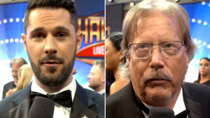 Tom Phillips and Miz's Dad on the WWE Hall of Fame Red Carpet: WWE.com Exclusive, April 6, 2018