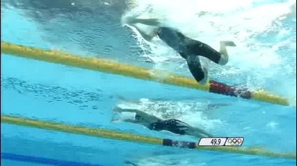 Beijing Olympic Games 2008 - Swimming Womens 100m Breaststroke Semifinals