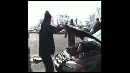 Video - dude on bike crashes into sign .3gp